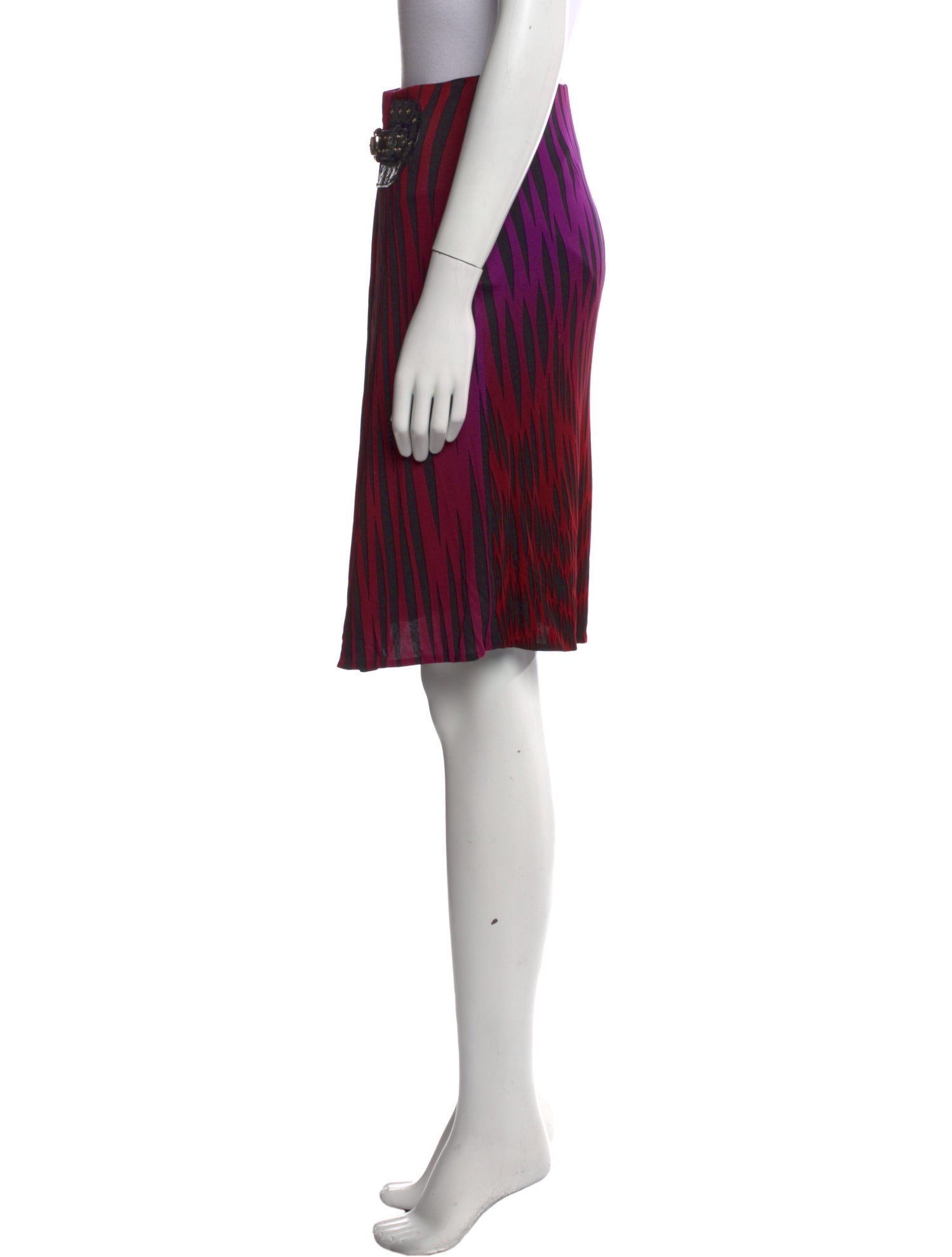 Gucci Silk Knee-Length Skirt